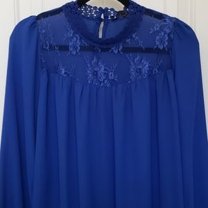 BCBGMaxAzria Lace Blouse